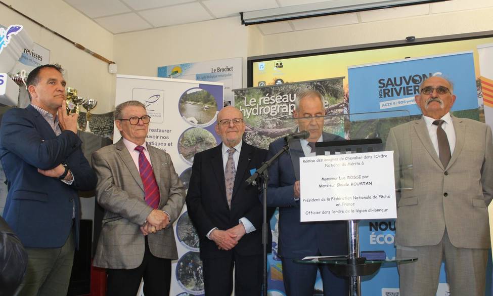 Remise insigne de Chevalier à Luc ROSSI