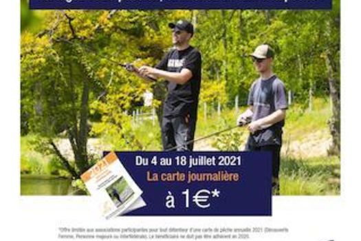 Parrainage carte journalière à 1€ - Juillet 2021